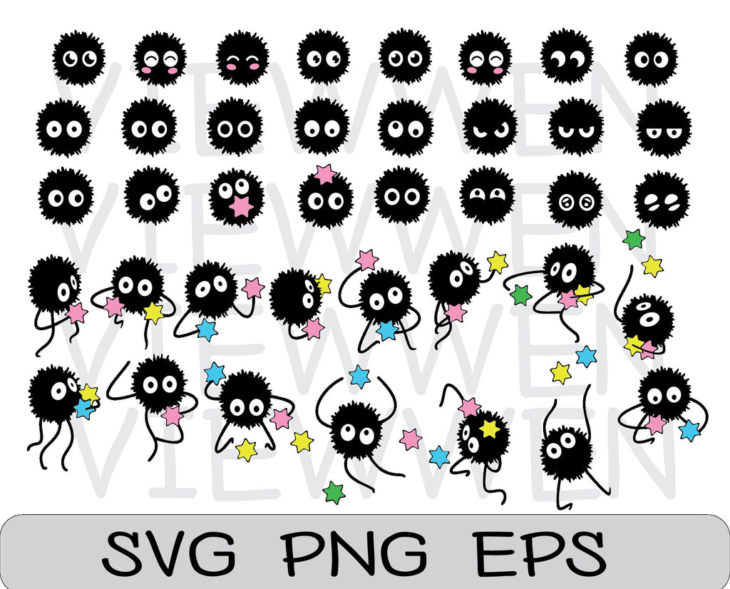 Anime Svg, Sprites Candy Svg, Cut Files For Cricut, Eps, Png