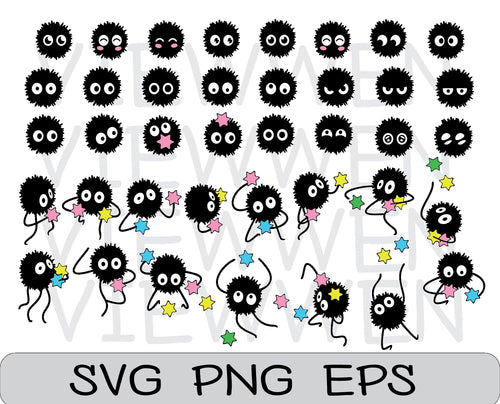 Anime Svg, Sprites Candy Svg, Cut Files For Cricut, Eps, Png
