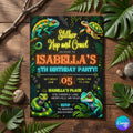 reptile invitation, Printable Birthday Invite, editable Reptile invitation, lizard invite, printed invitations, snake invite template
