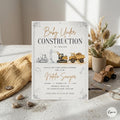 Baby Under Construction Baby Shower Invitation (Digital Download)