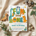 Disco Birthday Invitation, Fun to Be One First Birthday Invite (Digital Download)