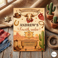 Western Rodeo Birthday Invitation: printable Cowboy Birthday invitation, Rodeo Invitation , Wild West Bday Invite (Digital Download)