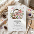 Woodland Baby Shower Invitation Template: Mushroom Baby Shower Invitation, Mushroom Baby Shower Invitation (Digital Download)