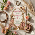 Cowgirl Pony Party Invitation: Editable Western Birthday Template (Digital Download)