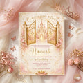 Editable Princess Birthday Invitation Template , rincess party, Birthday Party, Girl Birthday Invitation (Digital Download)