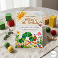 Very Hungry Caterpillar First Birthday Invitation (Digital Canva Template)