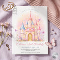 Princess Castle Birthday Invitation, Editable Template (Digital Download)