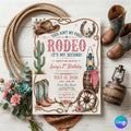 Rodeo Birthday Invitation Template: Western Party Invite (Digital Download)