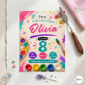 Pottery painting workshop Invite ,Painting Party Invitation, Art Party Invitation, Dress for Mess Party, Editable Canva Template