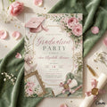 Graduation Party Invitation Template Editable Black Gold High School Class 2026