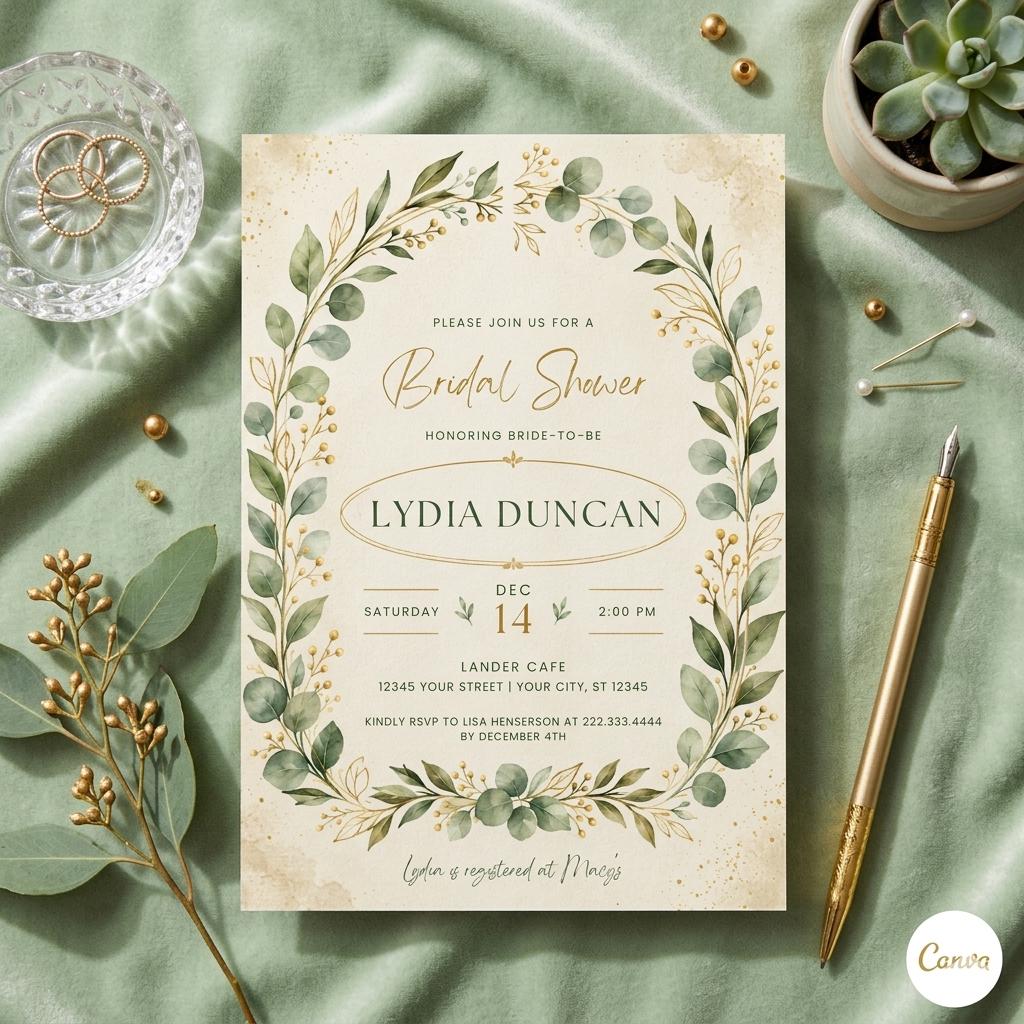 Floral Baby Shower Invitation Template: Pink Floral Baby Shower Invite, Elegant Baby Shower Invitation (Digital Download)