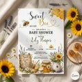 Sweet Bee Baby Shower Invitation Template, Bee Parents to Bee Baby Shower Invitation, Gender Neutral Couples Baby Shower (Digital Download)