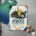 Sports Rookie Year Birthday Invitation Template, Sports Baseball Birthday, Rookie Of The Year Invite Baseball Birthday Party, Canva Template