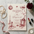 Turning Twenty Fine Birthday Invitation Template , 25th Birthday Invite ,Birthday Invitation ,Twenty Fine Birthday Party (Digital Download)