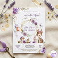 Woodland Deer Birthday Invitation Template: Wondeerful ANY AGE Birthday Invite Printable Template (Digital Download)